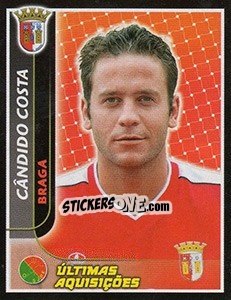 Sticker Cândido Costa (Braga) - Futebol 2004-2005 n. 444 - Panini