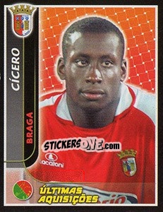 Figurina Cícero (Braga) - Futebol 2004-2005 - Panini