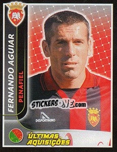 Cromo Fernando Aguiar (Penafiel) - Futebol 2004-2005 - Panini