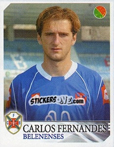 Sticker Carlos Fernandez - Futebol 2003-2004 n. 76 - Panini