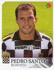 Cromo Pedro Santos - Futebol 2003-2004 - Panini