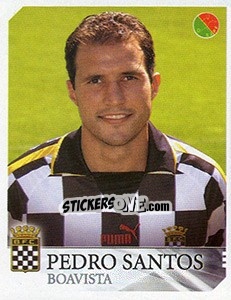 Sticker Pedro Santos - Futebol 2003-2004 n. 122 - Panini
