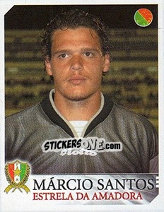 Sticker Marcio Santos - Futebol 2003-2004 n. 176 - Panini