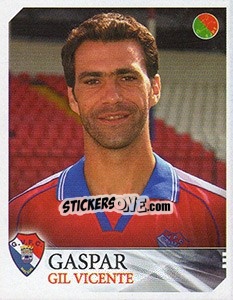 Sticker Gaspar - Futebol 2003-2004 n. 184 - Panini