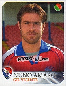 Sticker Nuno Amaro - Futebol 2003-2004 n. 186 - Panini