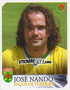 Sticker Jose Nando - Futebol 2003-2004 n. 275 - Panini