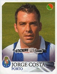 Sticker Jorge Costa - Futebol 2003-2004 n. 293 - Panini