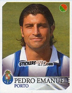 Figurina Pedro Emanuel - Futebol 2003-2004 - Panini