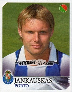 Figurina Jankauskas - Futebol 2003-2004 - Panini