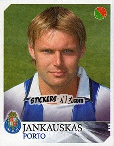 Sticker Jankauskas - Futebol 2003-2004 n. 306 - Panini