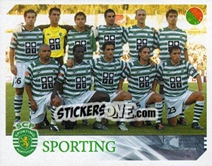 Sticker Equipa - Futebol 2003-2004 n. 332 - Panini