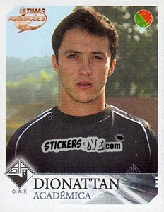 Figurina Dionattan (Académica) - Futebol 2003-2004 n. 397 - Panini