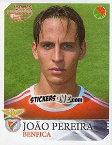Cromo João Pereira (Benfica) - Futebol 2003-2004 - Panini