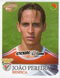 Sticker João Pereira (Benfica) - Futebol 2003-2004 n. 403 - Panini