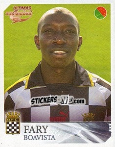 Cromo Fary (Boavista) - Futebol 2003-2004 - Panini