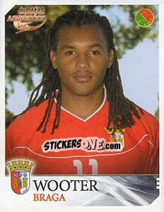Cromo Wooter (Braga) - Futebol 2003-2004 - Panini