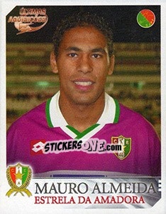 Cromo Mauro Almeida (Estrella de Amadora)