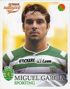 Sticker Miguel Garcia (Sporting) - Futebol 2003-2004 - Panini