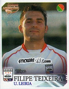 Sticker Filipe Teixeira (U.Leiria) - Futebol 2003-2004 - Panini