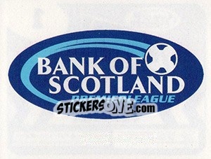 Figurina SPL Bank of Scotland Logo - Scottish Premier League 2005-2006 - Panini