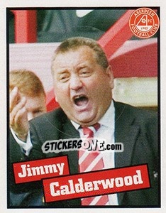 Sticker Jimmy Calderwood (Manager) - Scottish Premier League 2005-2006 n. 4 - Panini