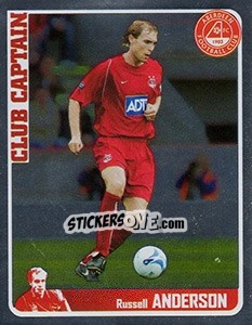 Sticker Russell Anderson (Club Captain) - Scottish Premier League 2005-2006 - Panini
