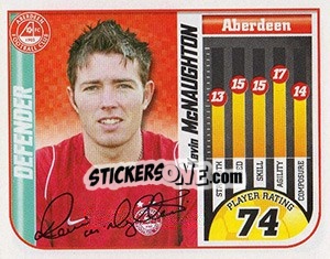 Sticker Kevin McNaughton - Scottish Premier League 2005-2006 n. 19 - Panini