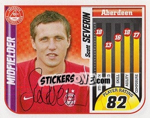 Sticker Scott Severin - Scottish Premier League 2005-2006 n. 24 - Panini