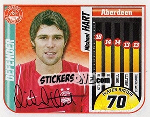 Sticker Michael Hart - Scottish Premier League 2005-2006 - Panini