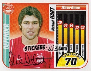Sticker Michael Hart - Scottish Premier League 2005-2006 n. 27 - Panini