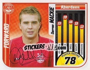 Sticker Darren Mackie - Scottish Premier League 2005-2006 n. 30 - Panini