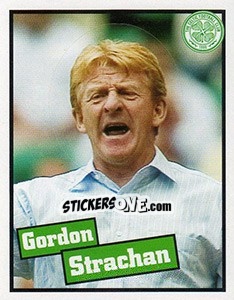 Sticker Gordon Strachan (Manager) - Scottish Premier League 2005-2006 - Panini