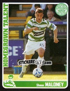 Sticker Shaun Maloney (Homegrown Talent) - Scottish Premier League 2005-2006 n. 42 - Panini
