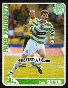 Sticker Chris Sutton (Fans' Favourite) - Scottish Premier League 2005-2006 n. 46 - Panini