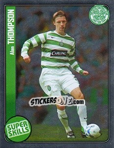 Sticker Alan Thompson (Super Skills) - Scottish Premier League 2005-2006 n. 61 - Panini