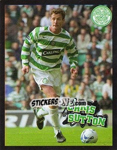 Sticker Premier Puzzle! - Chris Sutton - Scottish Premier League 2005-2006 n. 65 - Panini