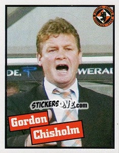 Sticker Gordon Chisholm (Manager) - Scottish Premier League 2005-2006 - Panini