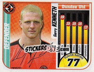 Sticker Garry Kenneth - Scottish Premier League 2005-2006 n. 82 - Panini