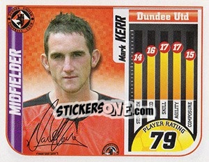 Sticker Mark Kerr - Scottish Premier League 2005-2006 n. 91 - Panini