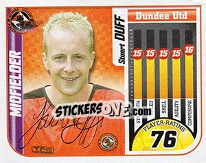 Sticker Stuart Duff - Scottish Premier League 2005-2006 - Panini