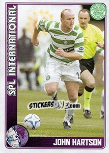 Sticker John Hartson (Celtic) - Scottish Premier League 2005-2006 n. 108 - Panini