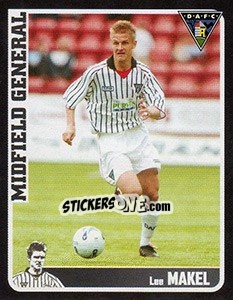 Sticker Lee Makel (Midfield General) - Scottish Premier League 2005-2006 n. 115 - Panini