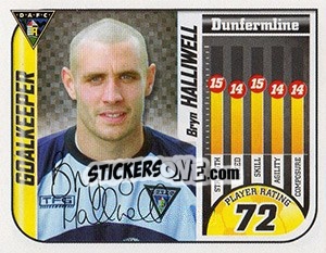 Cromo Bryn Halliwell - Scottish Premier League 2005-2006 - Panini