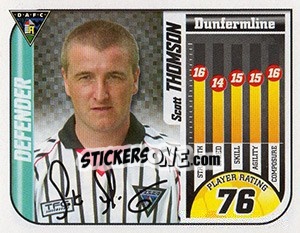 Sticker Scott Thomson - Scottish Premier League 2005-2006 - Panini