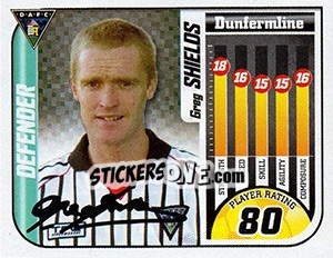 Sticker Greg Shields - Scottish Premier League 2005-2006 n. 125 - Panini