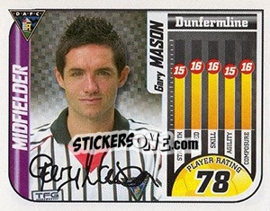 Sticker Gary Mason - Scottish Premier League 2005-2006 - Panini