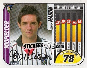 Sticker Gary Mason - Scottish Premier League 2005-2006 n. 126 - Panini
