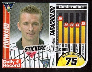 Sticker Bartosz Tarachulski - Scottish Premier League 2005-2006 n. 127 - Panini
