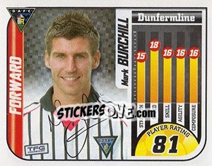 Sticker Mark Burchill - Scottish Premier League 2005-2006 n. 129 - Panini