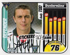 Sticker Andy Todd - Scottish Premier League 2005-2006 - Panini
